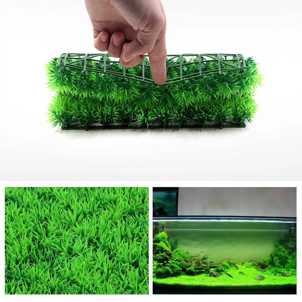 Eco-Friendly Artificial Aquatic Green Grass Plant
