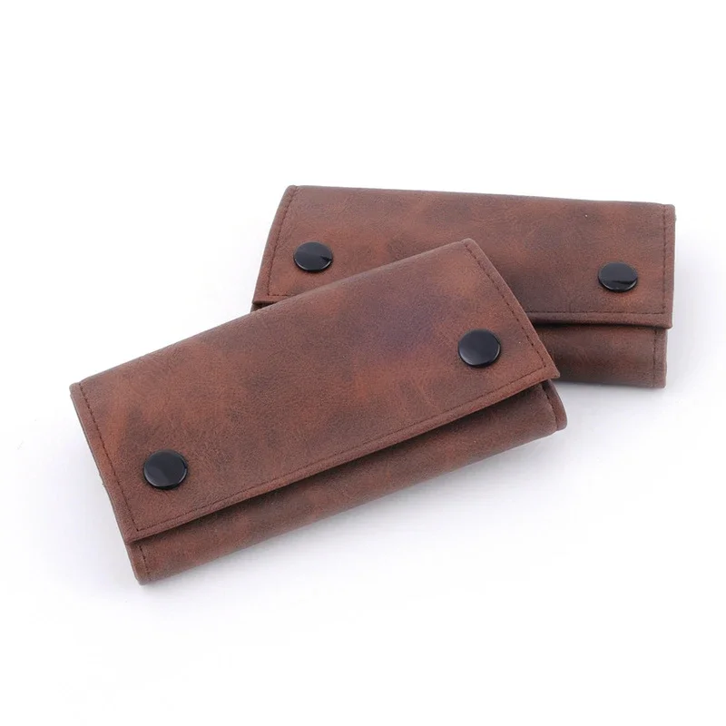 1Pcs Portable Tobacco Bag Case Leather Smoking for Rolling Cigarette Paper Accessories