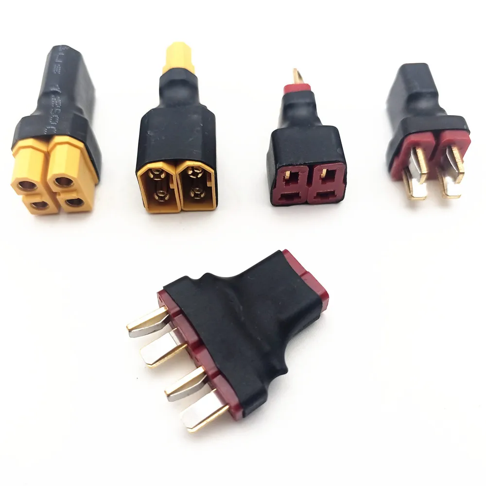 Universal Female to Male Connector Adapter for RC Models - Ideal for Cars, Airplanes, Drones, and Boats