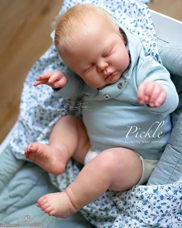FBBD 25inch Reborn Baby Pickles Unpainted Kit DIY Part Fresh Color