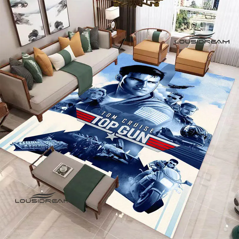 Top Gun Movies Top Gun Home Printed Rug Gun Top Gun Animes Gun