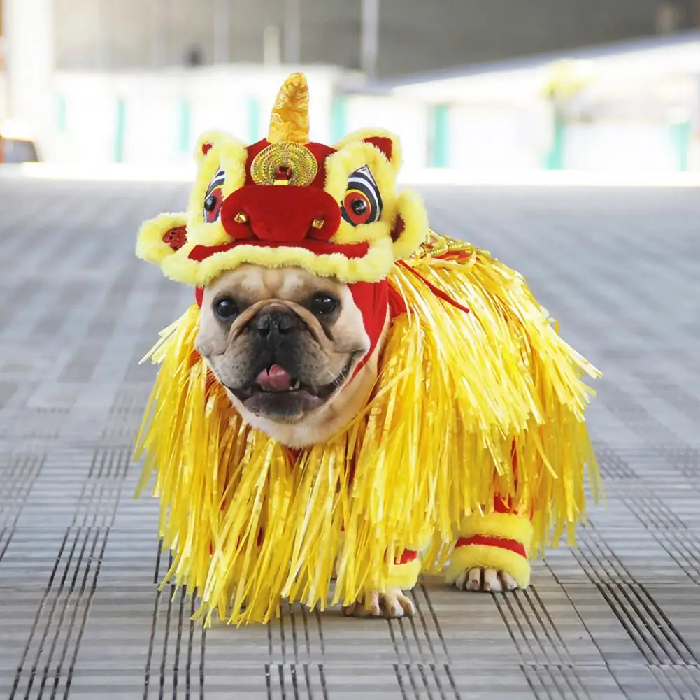 Chinese New Year Costumes Pets Chinese Year Lion Dog Costume Dog