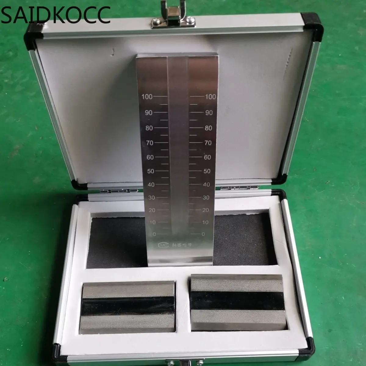 SAIDKOCC 스테인레스 스틸 스크레이퍼 섬도 측정기 단일 그루브 섬도 플레이트 섬도 게이지 25/50/100/150um