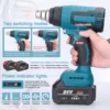 Cordless Handheld Hot Air Heating Machine Lithium Rechargeable Heating Equipment High Temperature Power Tool with 3 Nozzles 2
