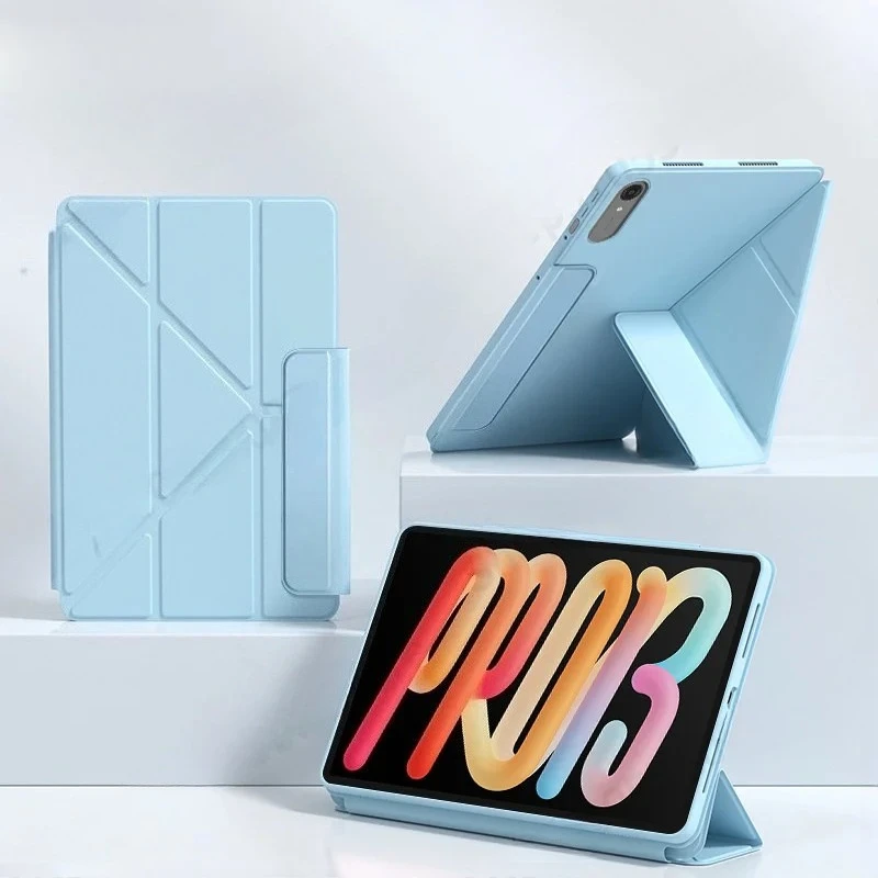 Premium Magnetic PU Leather Fold Stand Cover