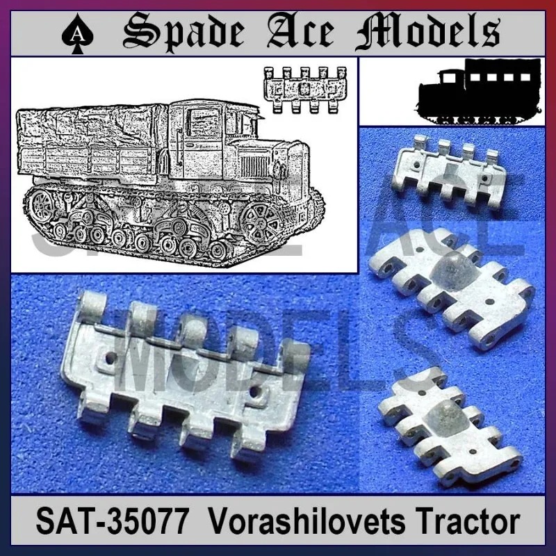 Spade Ace Models SAT35077 1/35 Scale Voroshilovets Tractor Metal Track