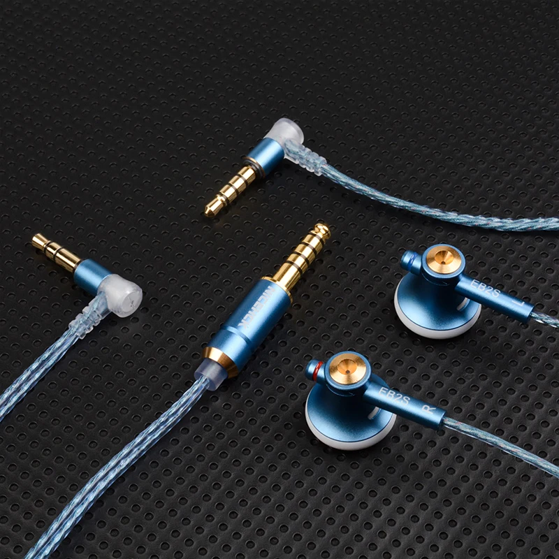 Nicehck Eb2s Pro 35 44 mm Plug Microfone Cabeça Chata Earbud Hifi Fone de Ouvido com Fio 154 mm Lcp Diafragma Música Dinâmica Fone de Ouvido Vocal - Image 3