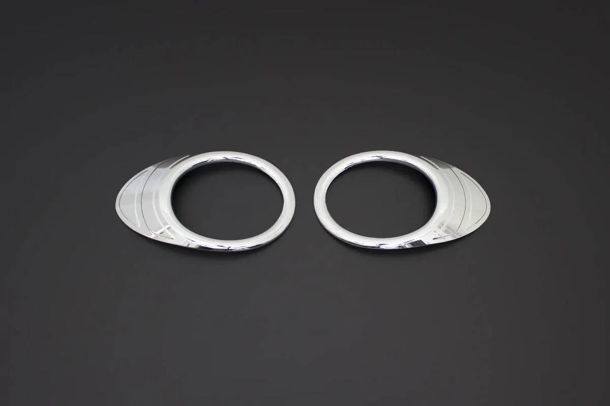 

Peugeot Partner Tepee Front Fog Light Surrounds (2008-2012) - St. Steel