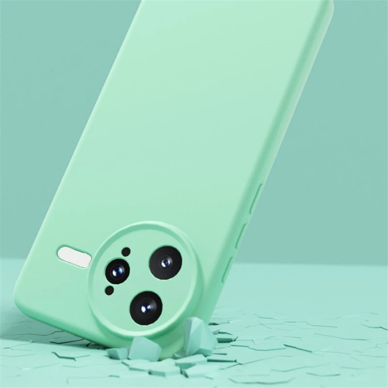 Premium Liquid Silicone Magnetic Wireless Charging Case - Shockproof Soft Cover