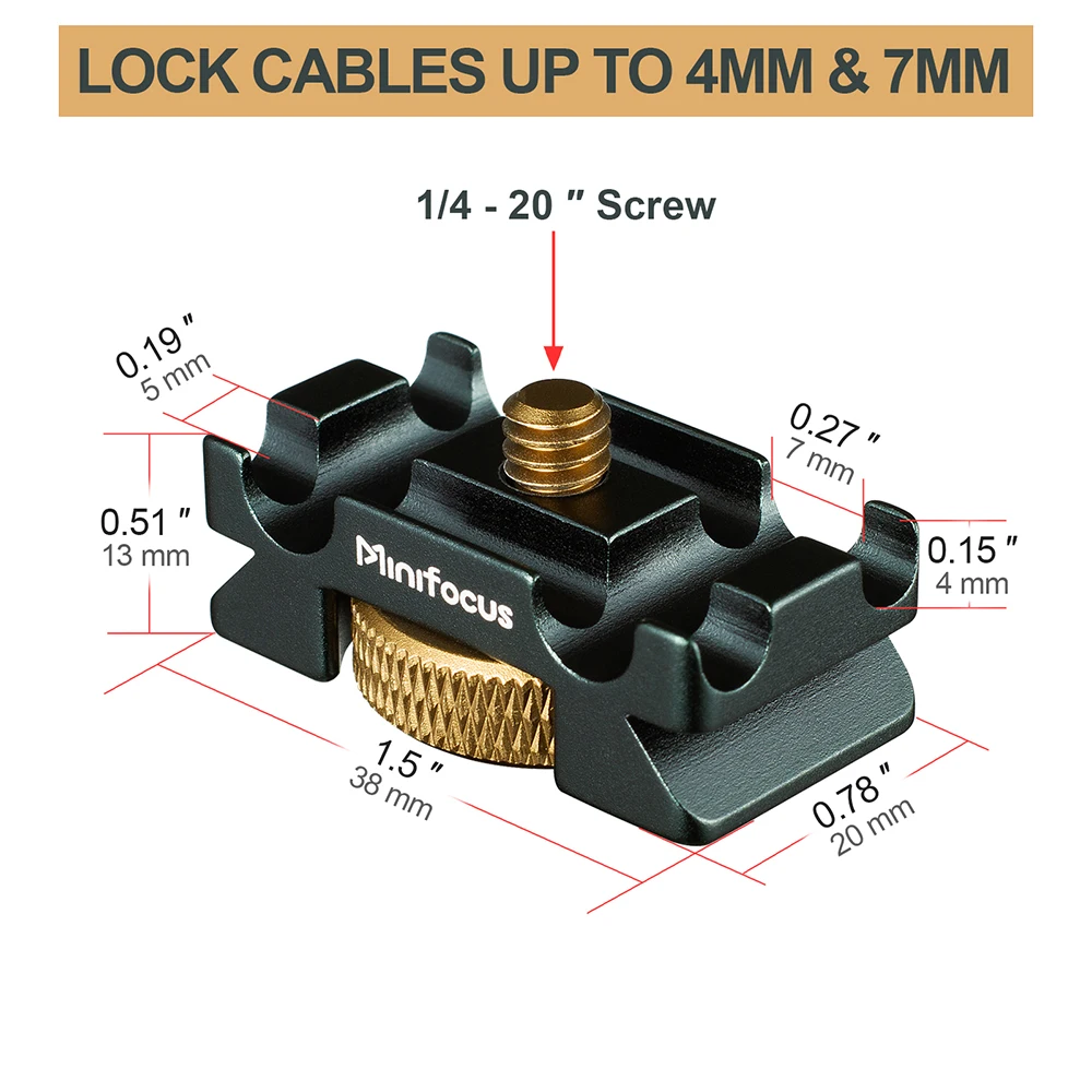 Cable Lock Clip Clamp Protector Ferramentas Montar