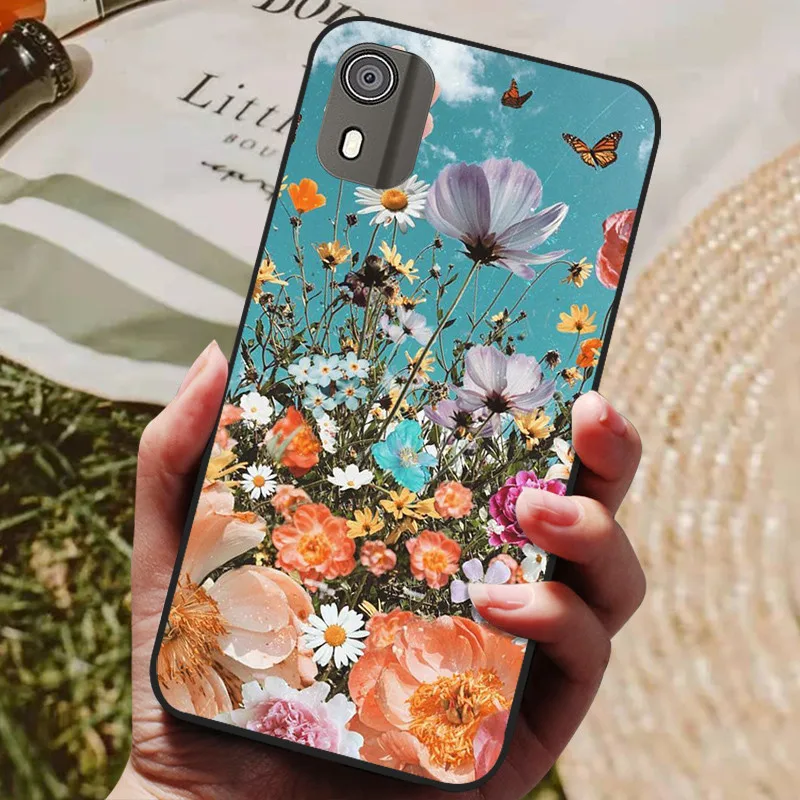 Sleek Black Silicone Phone Case with TPU Bumper