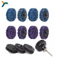 13Pcs Rust Remover Wheel Disc 2Inch Angle Grinding Abrasive Disc Pallet Polishing Metal Strip Disc Abrasive Paint Cleaning Wheel