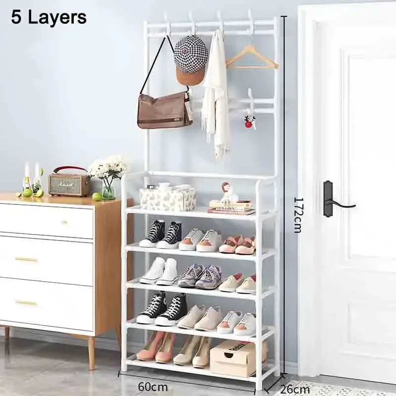 حامل أحذية وقبعات متعدد الطبقات مقاوم للغبار ، شما...