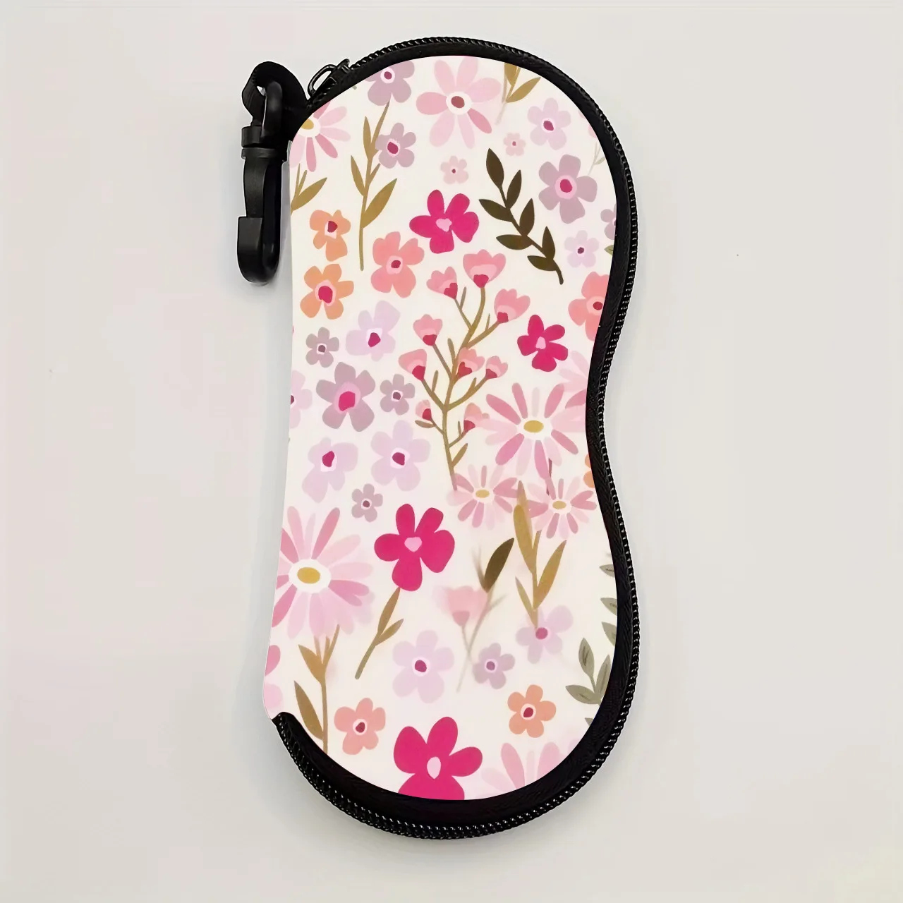 Neoprene Protective Eyewear Case - Elastic Zipper Pouch