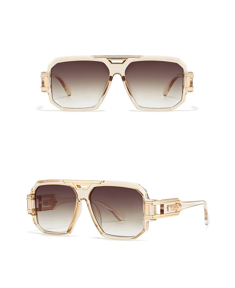 56478 Mode Männer Sonnenbrille Frauen 2023 Vintage Luxus Marke Designer Übergroßen Brillen Männlich Shades Uv400 Fahren Gläser – Detail 18