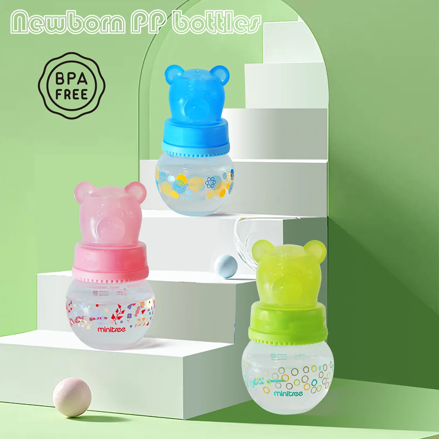 0-6 months newborn bottle, specially made for newborns, slow flow, no choking, lightweight super drop-proof newborn bottle 4