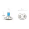 Snowboard Binding Screw Set Stainless Steel Winter Sports Countersunk Head Screw Bolt Fixed Ski Accessories for Snowboard 6