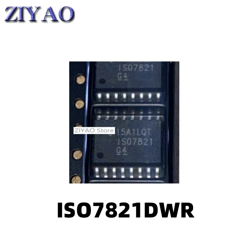 

5PCS ISO7821DWR ISO7821 SOP16 pin mount dual channel digital isolator IC chip