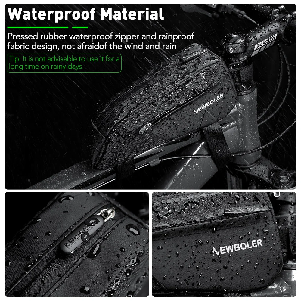 1.2L Portable Bike Frame Bag 2