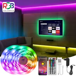 LED Strip Light, RGB 5050 Lights, Music Sync Color Changing, Built-in Mic, App Controlled LED Lights Rope Lights 5M 10M 20M