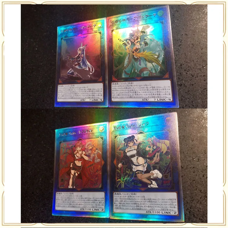 Anime Yu-Gi-Oh Fai Da Te Acg Battle Game Carte Da Collezione Sexy Ragazzi Giocattoli Regali Di Compleanno Di Natale Apollousa Deck Build Pack Evil Twi