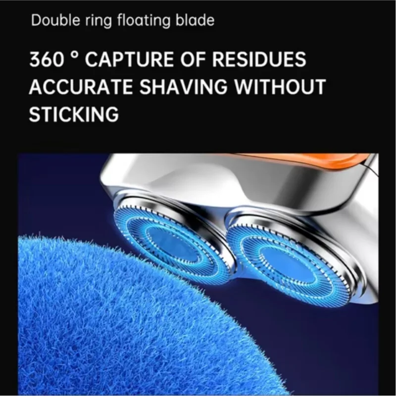 Xiaomi Mijia R-18 Electric Smart Shaver Household Shaver Digital Display Mini Dual Blade Rechargeable Shaver Powerful Men's Gift 3