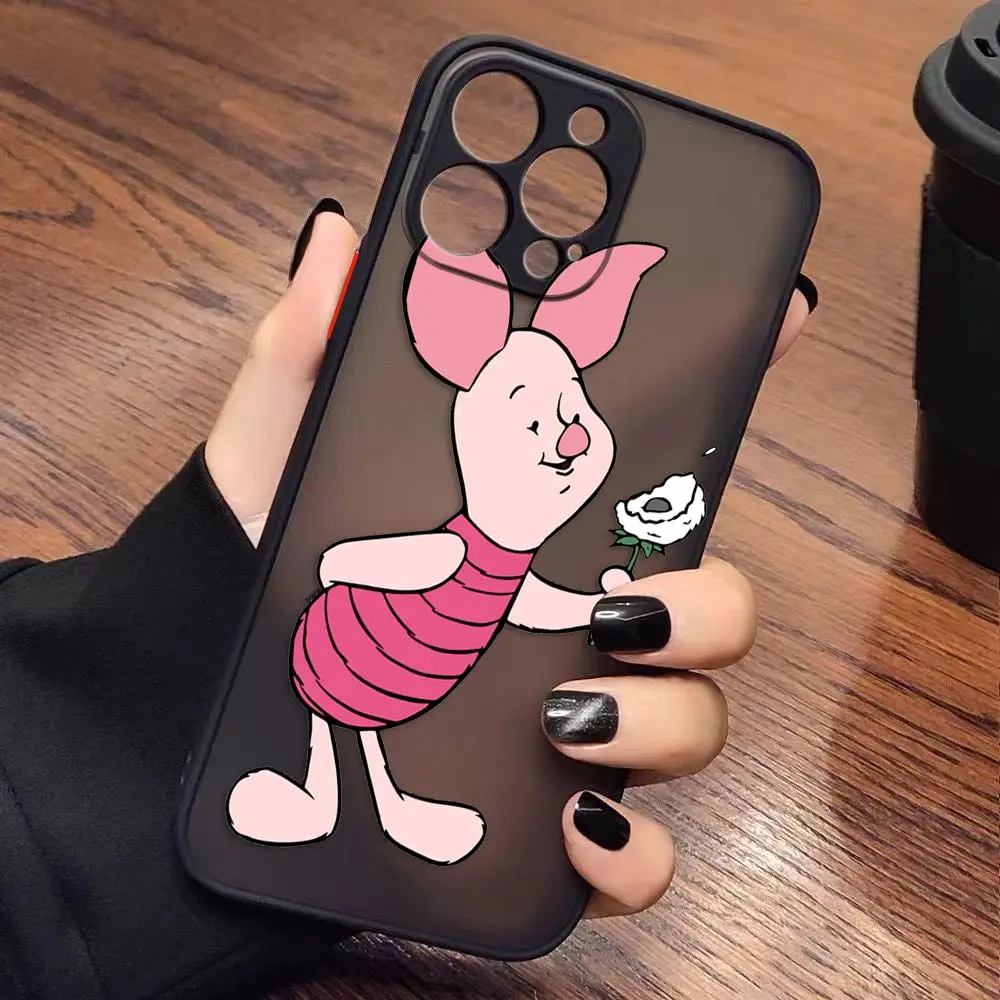 thumbnail image 1 of Funda para iPhone Apple 14 13 11 12 MINI Pro XS Max XR X 7 8 SE 2022 2020 6 6S Plus, Funda, Funda bonita de Anime Pink Piglet, 1 of 5