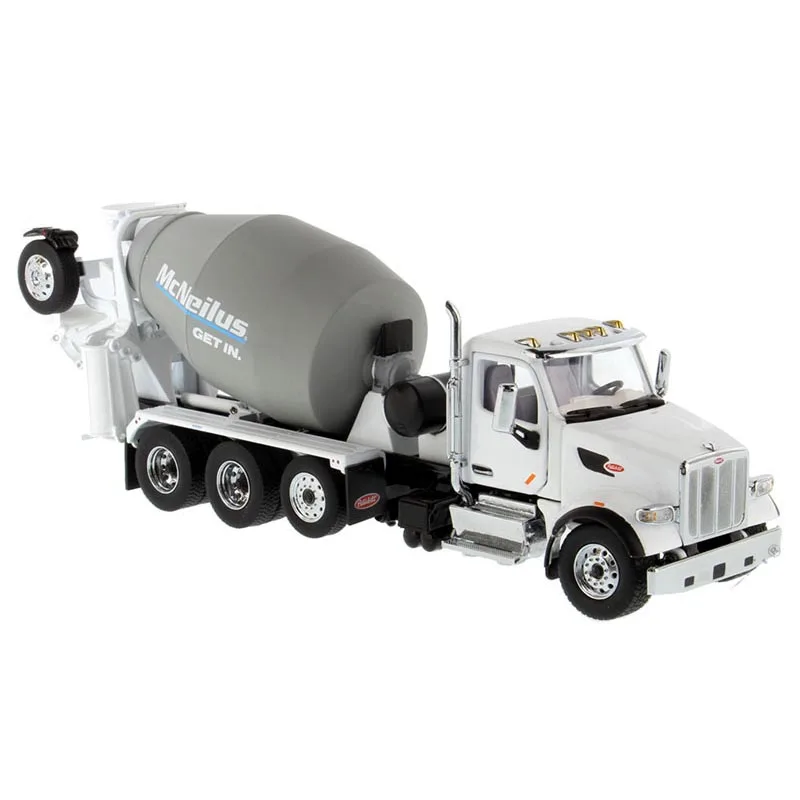 Diecast 1:50 Scala Peterbilt 567 Mixer Truck Lega Modello Dm71074 Collezione Souvenir Display Ornaments