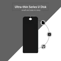 Pen Drive 128gb Black Ultra Thin Version High Capacity USB Flash Drive 64g Lightweight and Waterproof with Strong Stability 3