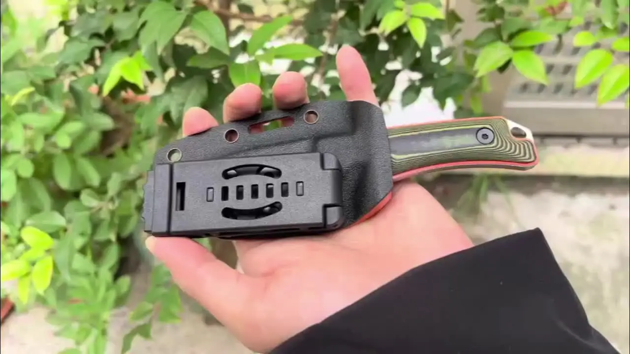 Нож с фиксированным лезвием/оранжевая ручка G10 карманный нож для выживания на