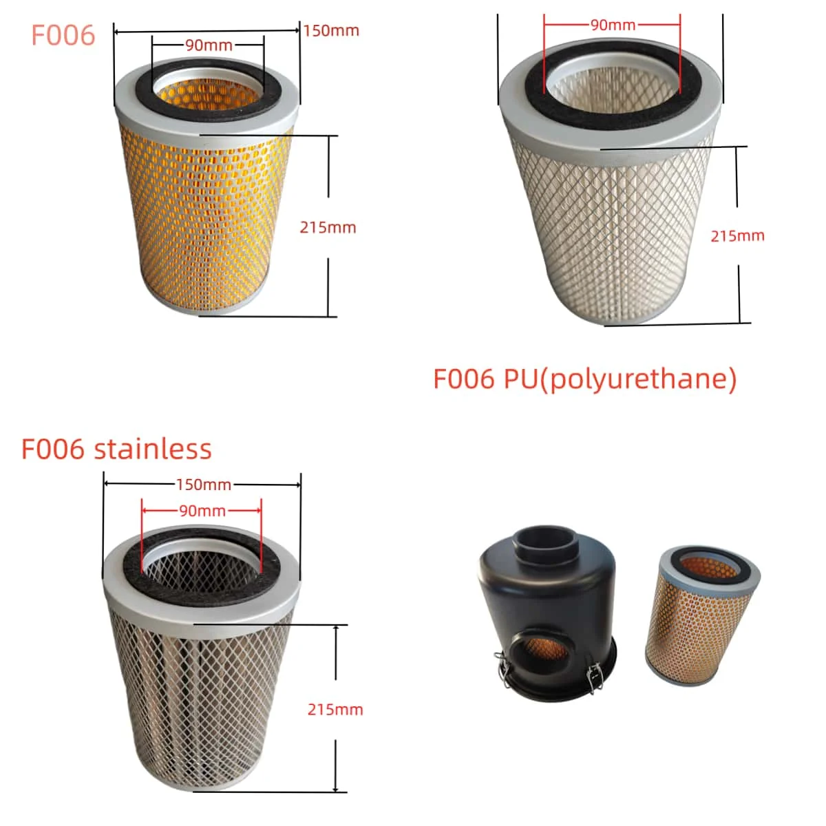 Kostenloser Versand 0532000002 F004 0063F /0100F Vakuumpumpen-Eingangs-Vakuumfilterelement Seitenkanalgebläse Zubehör – Detail 6
