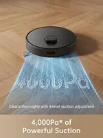 Dreame D9 Max Robô aspirador e esfregão 2 em 1, navegação LiDAR, 4000Pa, tempo de execução de 180 minutos, compatível com Alexa, 110-240V - Imagem 6
