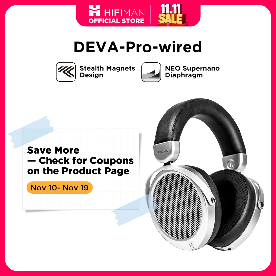 Hifiman deva-proオーバーイヤーオープンバックワイドマグネット