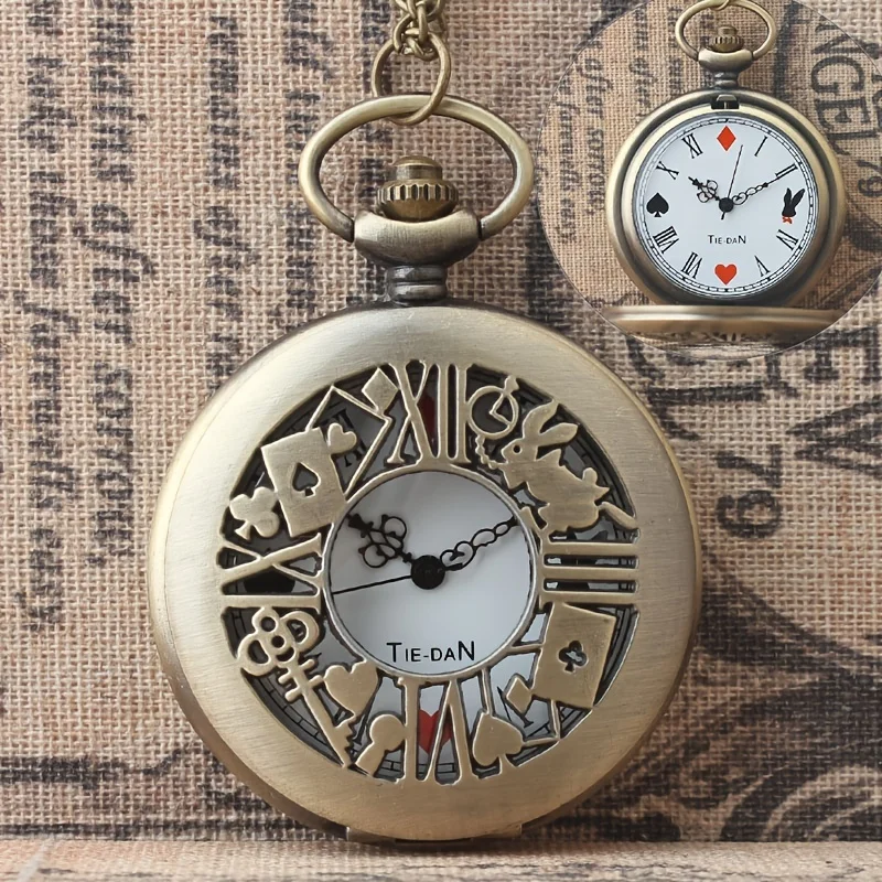 Disney Alice In Wonderland Pocket Watch Necklace Alice's