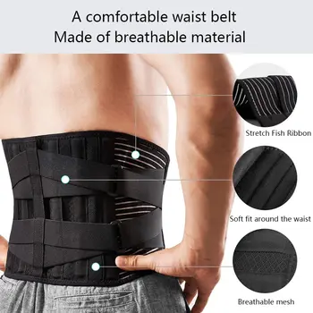 Back Brace for Lower Back Pain, Immediate Pain Relief from Sciatica,Scoliosis, Breathable Decompression Lumbar Support Belt 4