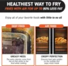 New Toaster Oven Air Fryer Combo 17 Cooking Presets 1700W French Door Digital Air Fryer Oven 24L Capacity Accessories 5