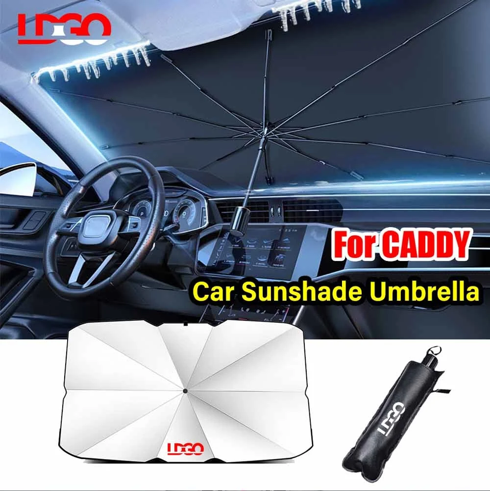 Car Sun Visor Front Windshield Parasol Front Spare Parts and Accessories  For Volkswagen Caddy Cargo Passenger Life Maxi DIY LOGO