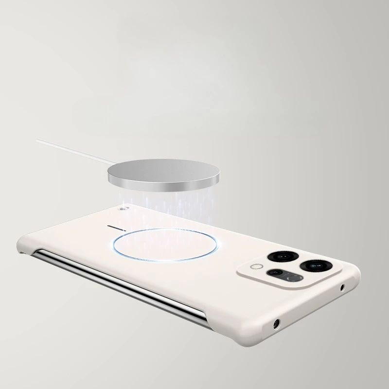 MagSafe Frameless Matte Ultra Thin Wireless Charging Magnetic Phone Case