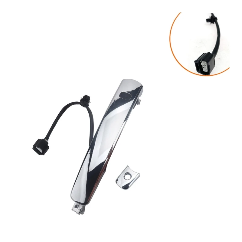 

Наружные дверные ручки, крышка, рамка, декор автомобиля, водонепроницаемый вход без ключа, совместим с 2010-2013