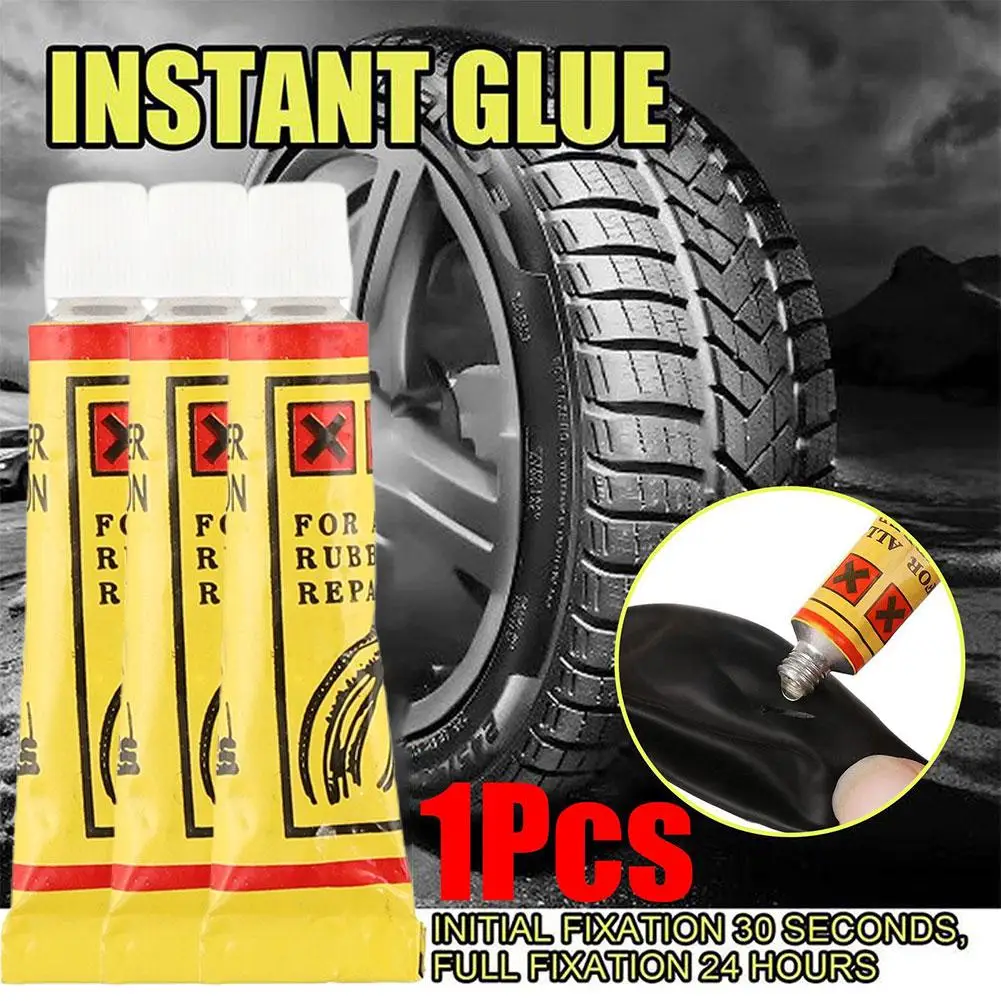 Portable Yellow Rubber Tire Inner Tube Repair Adhesive