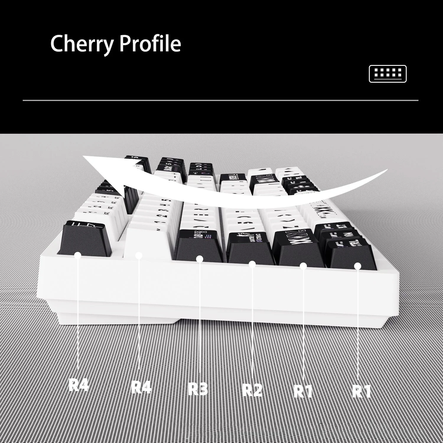 130키 프린트스트림 PBT 키캡 체리 프로파일 5면 염색 서브 키캡 게이트론 MX 스위치용 기계식 게이밍 키보드