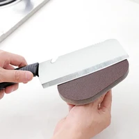 Éponge magique émeri, brosse, lingette, gomme, nettoyeur, cuisine, bain, rouille, forte décontamination, outils de nettoyage avec poignée, outils ménagers 2