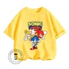 Sonic The Hedgehog Boys Girls Summer Tees A Great Choice for Casual Wear Lightweight Comfortable For Every Day Easy-Going Comfy 6
