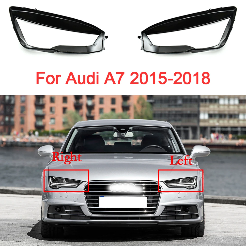 

Стекло для автомобильной фары для Audi A7 2015 2016 2017 2018 сменный прозрачный налобный фонарь Прозрачная крышка объектива абажур автомобильные аксессуары