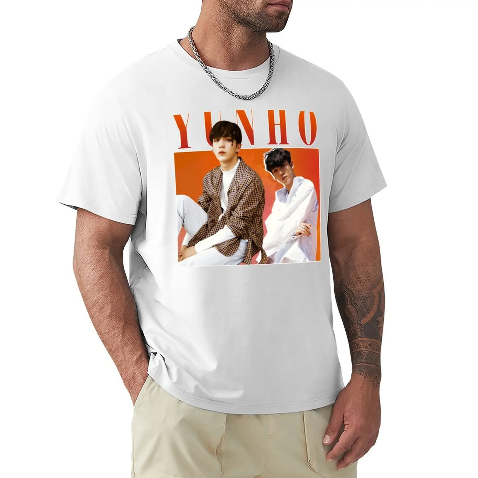 

Jeong Yunho Ateez T-Shirt black t shirt cute clothes t shirts for men cotton