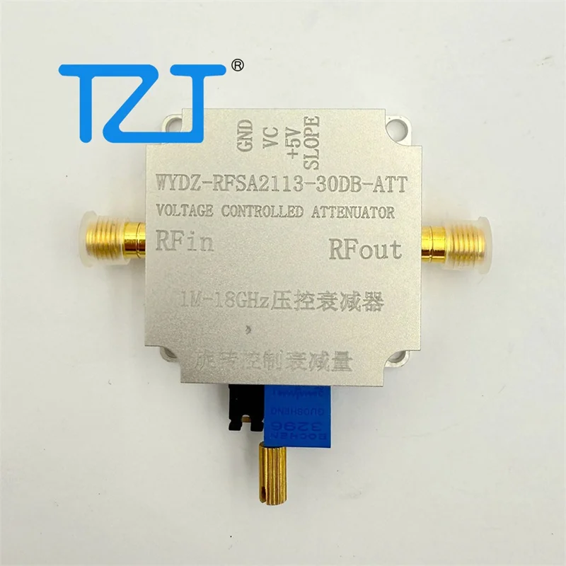 TZT WYDZ-RFSA2113-30DB-ATT 1MHz-8GHz 0-2.5V 전압 제어 RF 감쇠기 모듈(SMA 암 커넥터 포함)