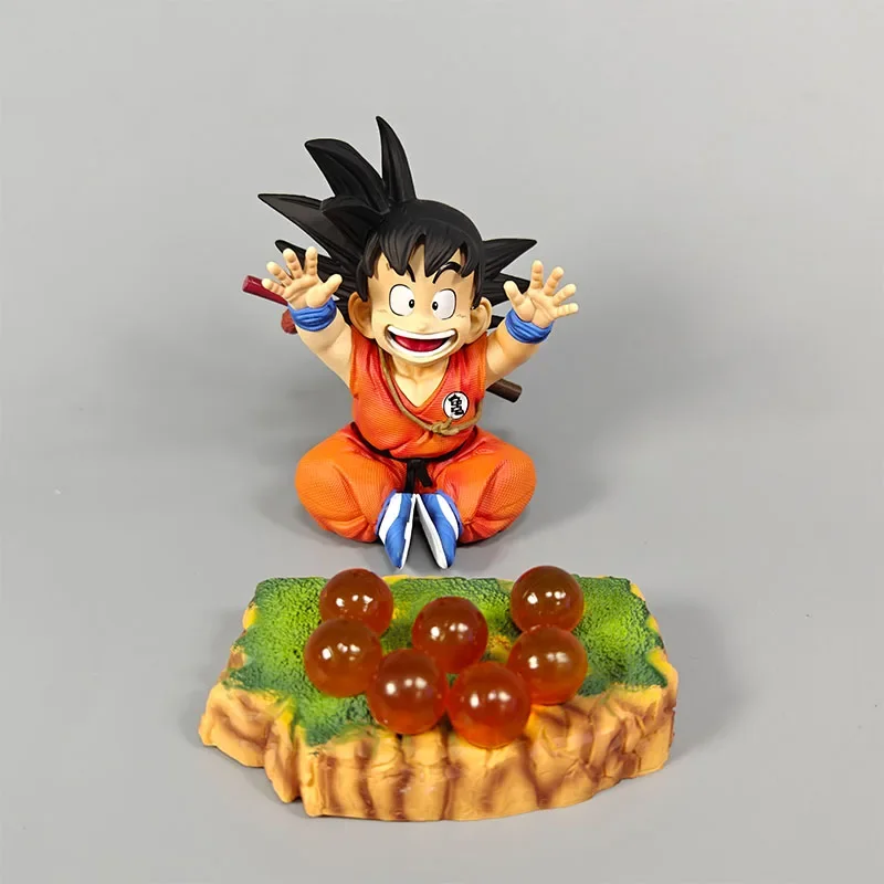 

Anime Cute Goku Figure Action Seven Dragon Balls Figures Gk Kid Goku Statue Wish Series Figurine PVC Collection Decoration Toys