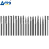 20pcs 3x3mm Carbide Burr Set Rotary File Die Grinder Bit 1/8" Shank Milling Cutter for Metal Grinding Dremel Rotary Tool 4