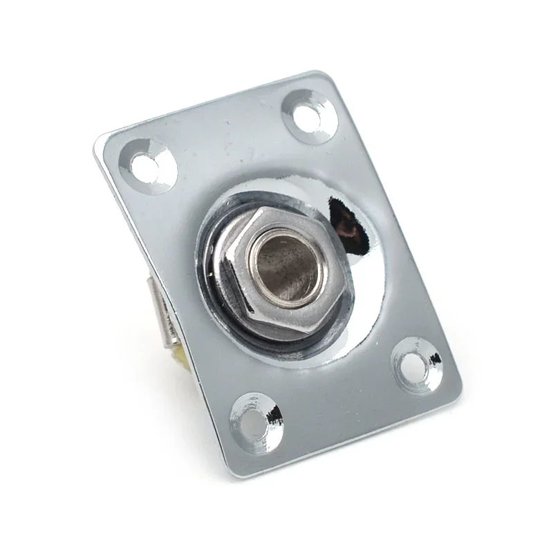 Piastra Di Usca Jack Per Charra Elettrica Piastra Jack Di Usca Per Charra Piastra Presa Jack Per Charra Compatta In Metallo Di Forma Quadrata Per Telecaster