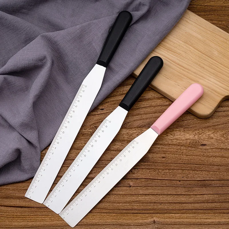 

6/8/10 inch Stainless Steel Cake Spatula Butter Cream Icing Frosting Knife Smoother Kitchen Pastry Cake Decoration Tools